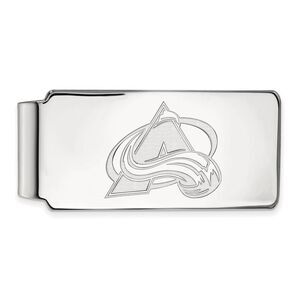 Sterling Silver NHL Colorado Avalanche Money Clip